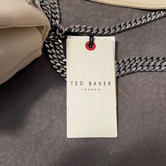 Ted Baker Pearl Embellished Cream Crossbody Bag - Picture 4 of 4